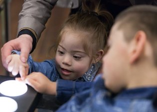 Oefenmateriaal voor slechtziende kinderen